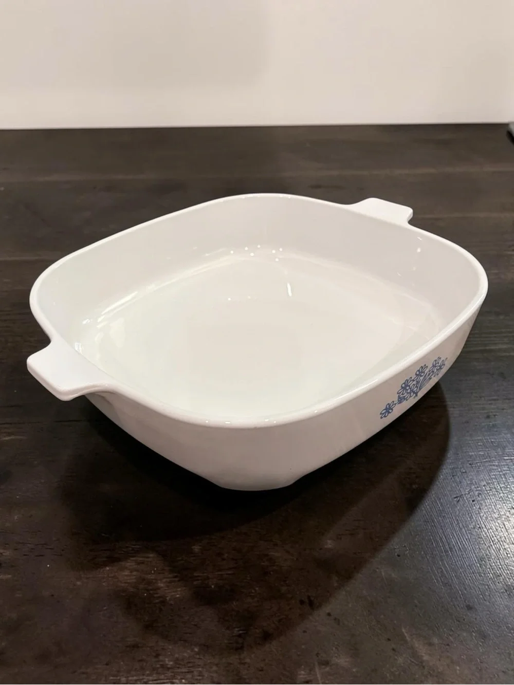 VTG Blue Cornflower Corning Ware 68-8100 Montgomery Ward Browner Grille No Lid